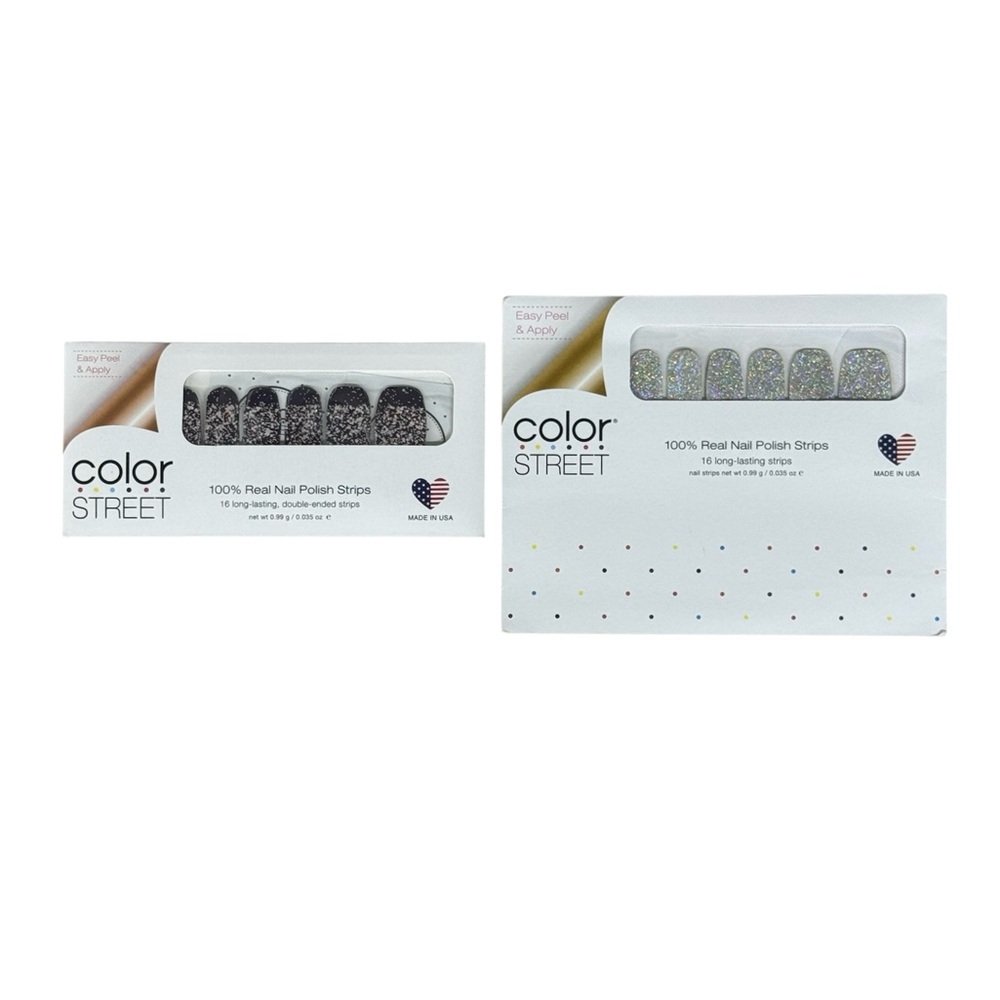 NEW Color Street Nail Polish Strips Lot of 14 Assorted Glitter + 12 Sample Packs - Picture 5 of 6